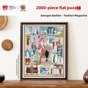 3D-JP | Museum Series Fashion Magazine Jigsaw Puzzle 2000 Pieces