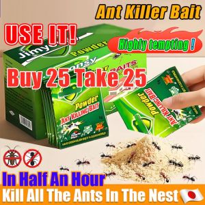 【Buy 25 Take 25 】50pcs Ant powder cockroach killing bait roach killer pesticide cockroach killer bait pesticide Powder Cockroach Killing Bait Original Green Killer Cockroach Traps Powerful Effect Insect Killer Bait Powder No Chemical Residue