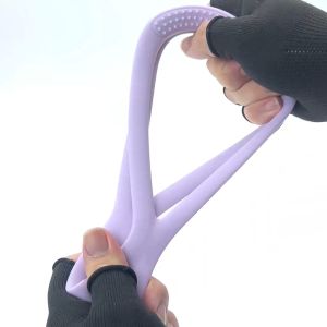 25lb Resistance Band Shoulder Back Leg Pull Rope Stretch Silicone High Elastic Yoga Fitness Gym