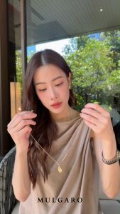 MULGARO - Lucky Feather Necklace - สร้อยคอลัคกี้ เฟเธอร์