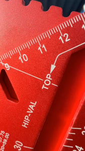 THƯỚC KE VUÔNG GÓC THƯỚC KE MÒI GÓC HỢP KIM NHÔM CAO CẤP MÀU ĐỎ SIZE 18CM 30CM