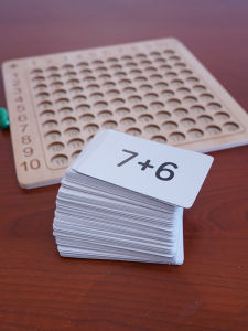 Addition and Subtraction Formula Table Practice Teaching Aids Primary School Mathematics Matching Interaction Puzzle Table Games