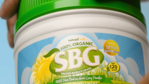 SBG Salveo Barley Grass Powder in Jar 240 grams 100% Original Pure and Organic Barley Grass Antioxidant Detoxifier