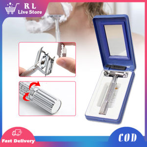Manual Razor Classic Double Edge Safety Shaver With Blades For Men Shaving Hair Removal Stainless Steel