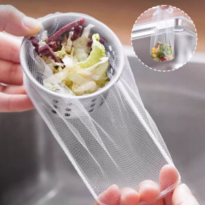 Disposable Kitchen Sink Filter Mesh Sewer Garbage Filter Meal Residue Pool Mesh Bag Drainage Screen Sink Garbage Net