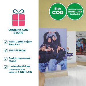 Hadiah/Kado Wisuda Cewek & Cowok Animasi Foto Standing Graduation Gift Murah Motif FSGA01 FS