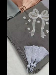 HIJAB SEGIEMPAT Coquette Pita Bordir terbaru Paris japan