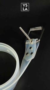 Limpid Translucent Belt for Freediving Weight Belt Soft Silicone with buckle Spearfishing Scuba