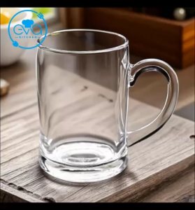 Bộ 6 Ly Quai Thuỷ Tinh Kiểu Pháp Dùng Uống Bia Dung Tích 360ml / Cốc Thuỷ Tinh Có Quai Cầm Beer Mug QB6028-360