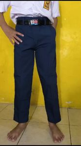 Celana Panjang Warna Biru Sekolah Menengah Pertama SMP Anak Laki-laki