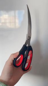 Gunting Dapur Serbaguna Stainless Steel Super Tajam Multifungsi Ikan Ayam Daging Sayur Gunting Daging Bbq Korean