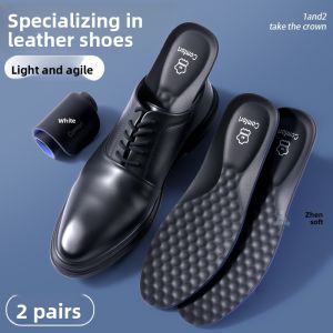 ZUYINBULUO | Breathable Sweat Absorption Anti-odor Mens Shoe Insoles for Leather Shoes