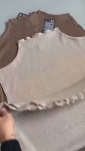 inner Turtleneck Tanpa Lengan Sleeveless Manset Wanita Terbaru Brnj