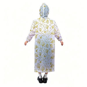 NAIFUNA | Cherry Print Durable EVA Raincoat For Outdoor Activities