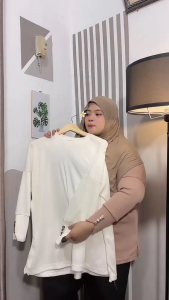 Blouse Inara Knit Wanita Ld 130 Ukuran Big Size Premium