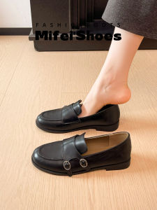 MIFEI | Genuine Leather Brogue Loafers Slip-on Flats Large Size