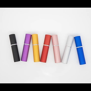 [HCM] Chai lọ chiết nước hoa 5ml vỏ nhôm tròn hai lớp dáng trụ tiện dụng cao cấp