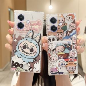 Ins เคสโทรศัพท์ Phone Case OPPO A5 Pro A3 Pro A3X A3 A79 A60 A18 A38 5G 4G เคส การ์ตูนน่ารักแฟชั่นใหม่ป้องกันคลุมทั้งหมดการ์ดเก็บข้อมูลกรอบนิ่ม Cover 2025