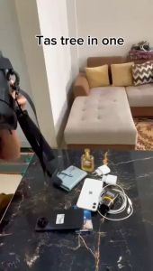 Tas Selempang Pria Waterproof Multifungsi Bahan Halus