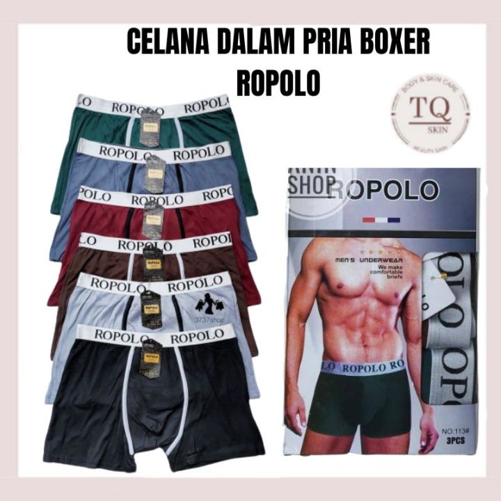 Jual Celana Dalam Boxer Pria Roober Rb 67766 Isi 2 Pcs - Xxl Di