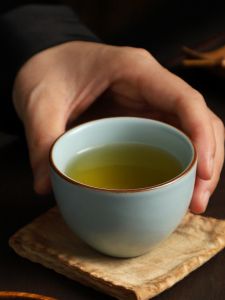 Home Use Ceramic Tea Cup Large Capacity Pouring Bowl Gongfu Tea Set Drinking Cup Brewing Cup Dehua Origin Handmade Simple Style