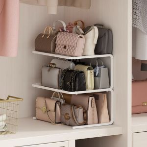 JXinJie | Space Saving Bag Organizer Shelving Insert