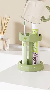 ATRIZ Tempat Sikat Gigi dan Odol Dengan Gelas Toothbrush Holder