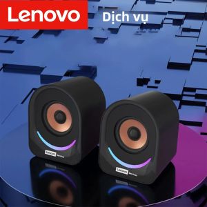 Lenovo Di Động Loa Để Bàn Mini Có Dây Đa Phương Tiện Máy Tính Laptop Loa Âm Thanh Stereo Dùng Nguồn USB Loa Gia Đình Nhỏ