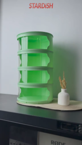 TUDUNG SAJI JEON 4 SUSUN STARDISH SUDAH DIRAKIT 100% BEBAS BPA DAN FOOD GRADE
