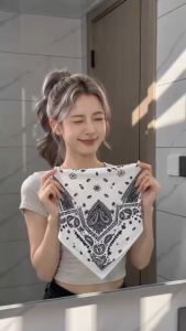 Khẩu trang bandana chống nắng che mặt và cổ đeo tai