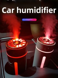 Car Humidifier Air Purifier Essential Oil Aromatherapy Spray Small Ambience Light Car Deodorizer Perfume Oxygen Bar