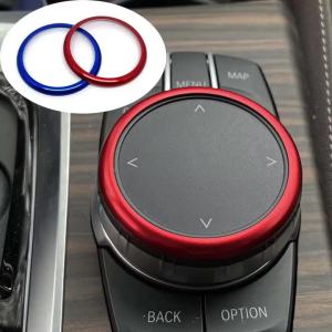 BMW 5 Series G30 G38 X3 G01 X4 G02 2014-2020 Xe Điều Khiển Trung Tâm Đa Phương Tiện Núm Bao Viền Vòng Miếng Dán Kim Loại Phụ Kiện