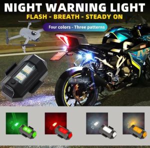Drone Strobe Light Motorcycle Flashing Light 7 Colors Slow Fast Flashing Light universal COD 31 Modes