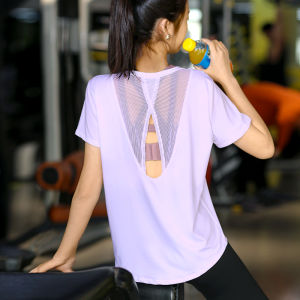 Loose Womens Sporty Long Sleeve Running T-shirt Quick Dry Yoga Top plus Size Fitness Clothes Large Size Fat MM Gym Wear
