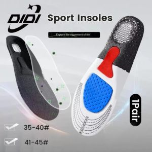 DIDI 1 Pair Silicon Gel Insoles Orthotic Arch Support Sport Shoe Pad Sport Running Shoes Insoles Insert Cushion for Women Men