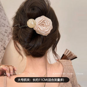 กิ๊บติดผมรูปดอกกุหลาบแห้งสไตล์เกาหลี ทรงกลม เครื่องประดับผมสำหรับผู้หญิง สไตล์ไฮเอนด์ ใหม่ 2025 กิ๊บติดผมสำหรับผู้หญิง