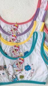 Grosir 12 Pcs Miniset Anak Perempuan Tali Lebar Murah Bahan Katun Motif Lucu Merk Essen Kids
