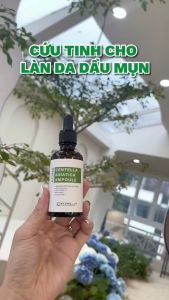 Serum giảm mụn Kyung Lab Acnes Centella Asiatica Ampoule 50ml hỗ trợ kiềm dầu giảm và ngừa mụn thu nhỏ lỗ chân lông làm sáng da hiệu quả