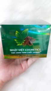 Kem dưỡng trắng - Ngừa nhăn da - Ngừa lão hóa - Se khít lỗ chân lông Nhật Việt Trà xanh - Đông trùng hạ thảo (25g)