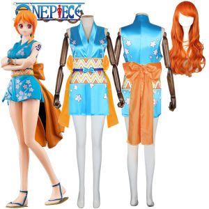 Anime One Piece Nami Cosplay Costume Wanokuni Style Nami Dress Outfit Japanese Kimono Bathrobe Halloween Carnival Costumes Nimona Cosplay Nun Cosplay - Lazada