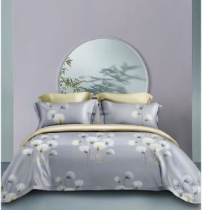 [HÀNG MỚI VỀ] Bộ chăn ga lụa tencel than hoạt tính siêu cao cấp bộ 4 món gồm 1 ga 2 vỏ nằm 1 vỏ ôm hàng cao cấp mát thoáng mềm mịn chăn ga lụa tencel than hoạt tính giá ưu đãi - Chăm sóc giấc ngủ