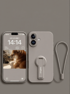 GGUU | Anti-Shock High-Quality Silicone Case for iPhone 16 Pro Max with Lanyard