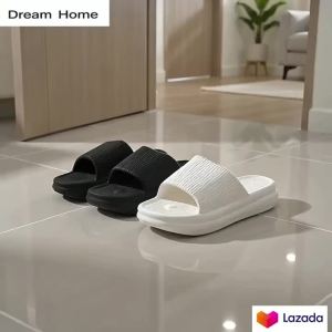 【BUY 1 TAKE 1】DREAM HOME New Style slippers Multiple colors available household casual slippers， includes two pairs.