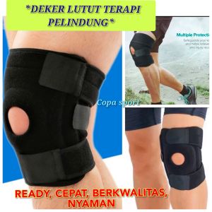 Knee Kneepad Deker Pelindung Lutut Terapi Ada Stelan Ukuran futsal bola volly silikon