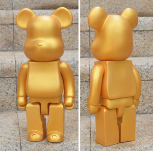 Motherland Edition 400% Bearbrick Violent Bear Hand-Made Building Blocks Bear Doll Living Room and Shop Window Fashion Decoration