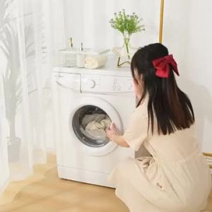1PC 3D Laundry Bag WithDrawable Mesh Bag Washing Machine Filter Mesh Bag Anti Deformation Laundry Bag