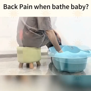 Baby Bath Tub W/Stand/Bath Support/Collapsable Bath Tub/Blue/85*47*21cm