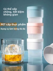 MONLEYTA | Mold Ice Ball Food Grade Silicone Large Size Home Use Whiskey Round Ice Tray Ice Cube Ball Shape Kitchen Tools Ice Maker