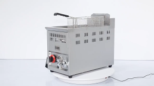 Stainless Gas Deep Fryer Automatic Temperature Controlled 8L Capacity Commercial Use