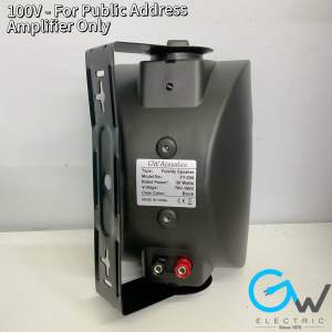 [1 Unit] 4 Inch 20W 70V/100V/8 Ohm Wall Mount Speaker Public Address System For Cafe / Restaurant / Office